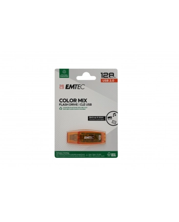 Emtec C410 Color Mix 2.0 128 GB, USB flash drive (red, USB-A 2.0) nr 1