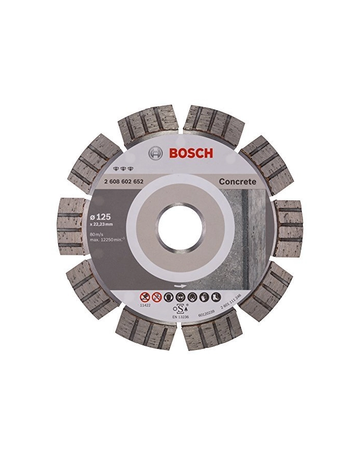 bosch powertools Bosch Diamond Cutting Disc 125 Concrete - 2608602652 główny