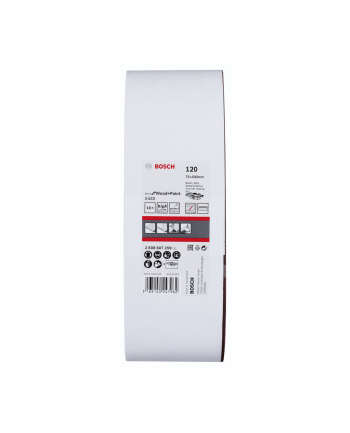 bosch powertools Bosch abrasive belt BfWP, 75x533mm, K120 - 2608607259