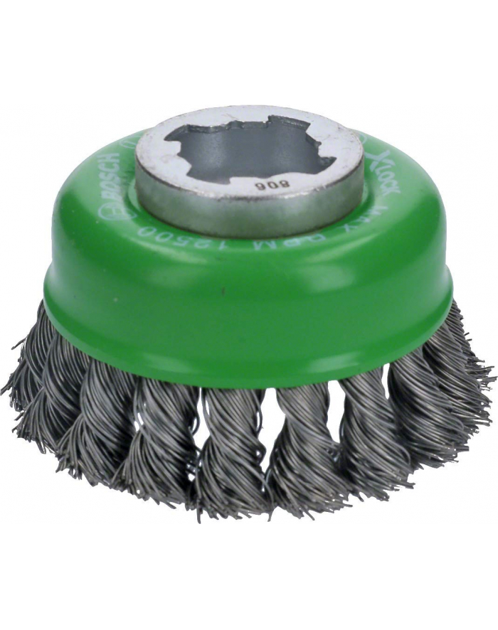 bosch powertools Bosch X-LOCK cup brush Heavy for Inox 75mm, knotted type (75mm diameter, 0.5 mm wire) główny