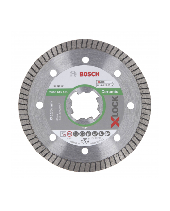 bosch powertools Bosch X-LOCK DIA Cutting Disc Turbo 115mm - 2608615131 nr 1