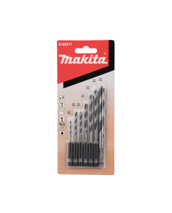 Makita wood drill set 7pcs 1/4 '''' D-62371