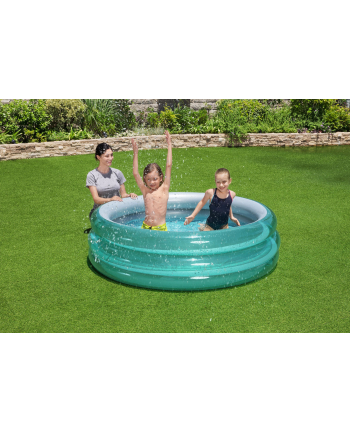 Bestway paddling METALLIC, O 170cm x 53cm, swimming pool (blue / silver)