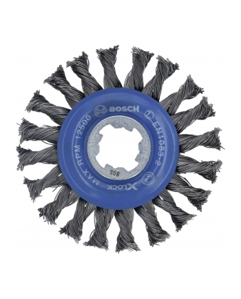 bosch powertools Bosch X-LOCK disc brush Heavy for Metal 115mm, knotted (O 115mm, 0.5mm wire) nr 1