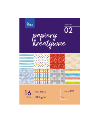 Papier kreatywny A3 zestaw nr 02 TETIS