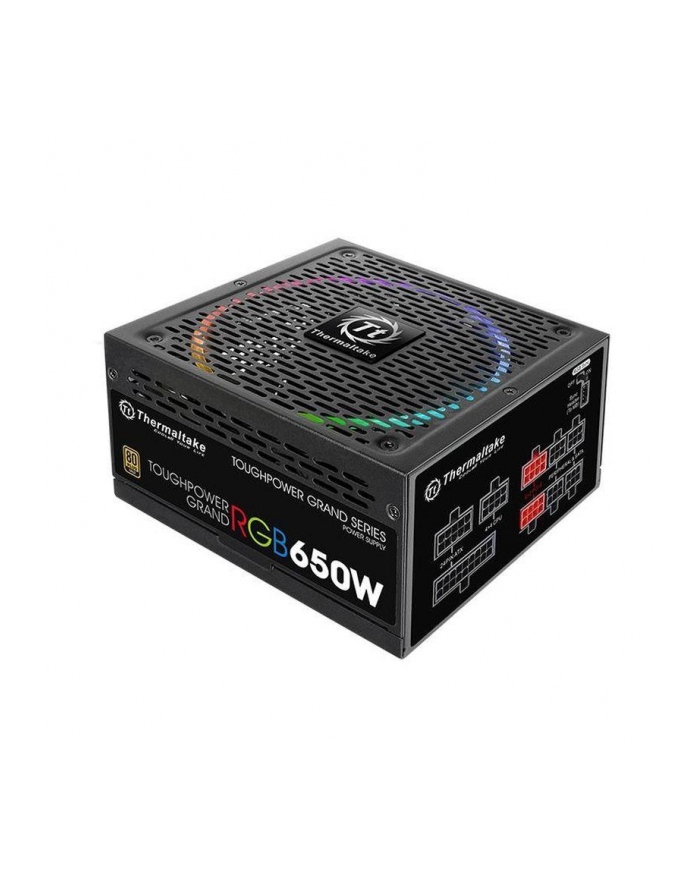 thermaltake Zasilacz Toughpower Grand RGB Sync 650W Mod.(80+ Gold, 4xPEG, 140mm) główny