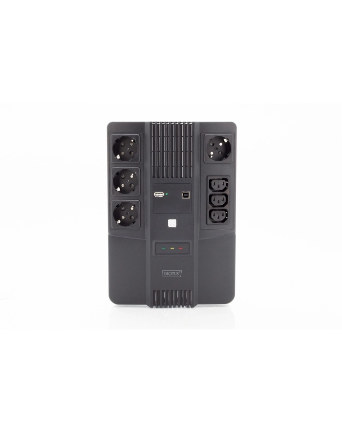 digitus Zasilacz awaryjny UPS Line-Interactive 800VA/480W AVR główny
