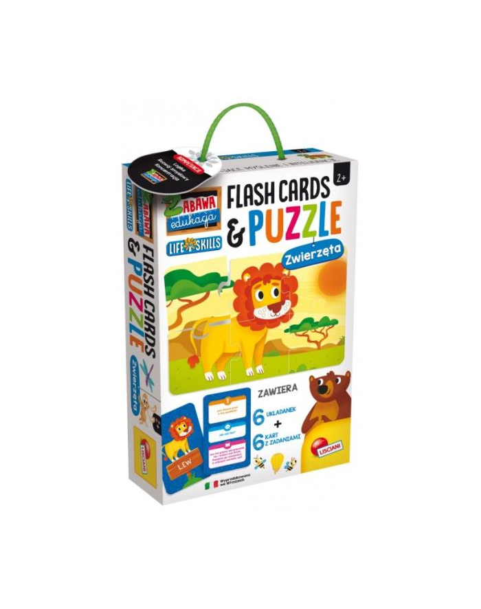 lisciani giochi Zabawa i edukacja Puzzle Dziecięce i Flashcards - Zwierzęta 72675 główny