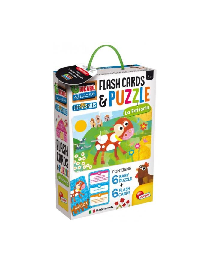 lisciani giochi Zabawa i edukacja Puzzle Dziecięce i Flashcards - Farma 72699 główny