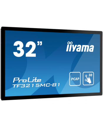 iiyama Monitor 32 TF3215MC-B1 Pojemnościowy 30 pkt AMVA VGA HDMI IP65