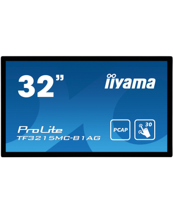 iiyama Monitor 32 TF3215MC-B1AG pojemnościowy 30PKT AMVA 24/7 IP65