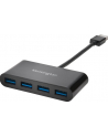 kensington Konentrator 4-gniazdowy USB 3.0 UH4000 - nr 6