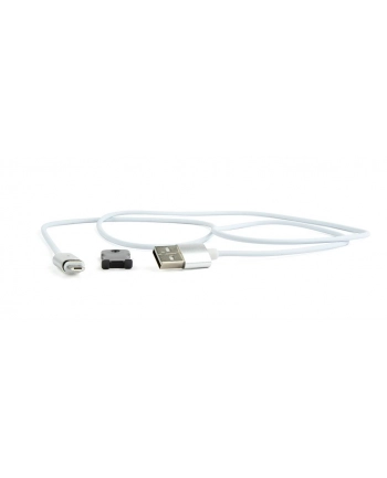 Kabel USB 2.0 magnetyczny Micro-USB 1.0m srebrny Gembird nr 1