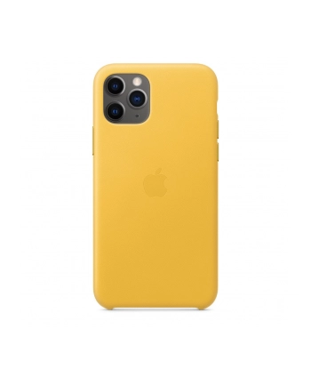 apple Skórzane etui do iPhone 11 Pro - soczysta cytryna nr 1