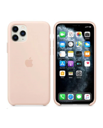 apple Silikonowe etui do iPhone 11 Pro - piaskowy róż