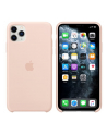 apple Silikonowe etui do iPhone 11 Pro Max - piaskowy róż - nr 10