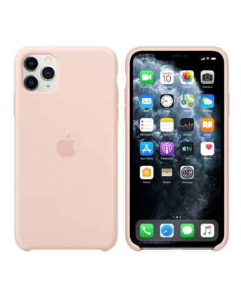 apple Silikonowe etui do iPhone 11 Pro Max - piaskowy róż