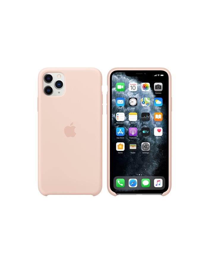 apple Silikonowe etui do iPhone 11 Pro Max - piaskowy róż główny