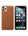 apple Skórzane etui do iPhone 11 Pro Max - naturalny brąz - nr 25