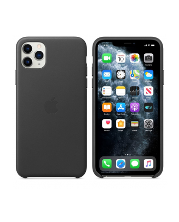 apple Skórzane etui do iPhone 11 Pro Max - czarne