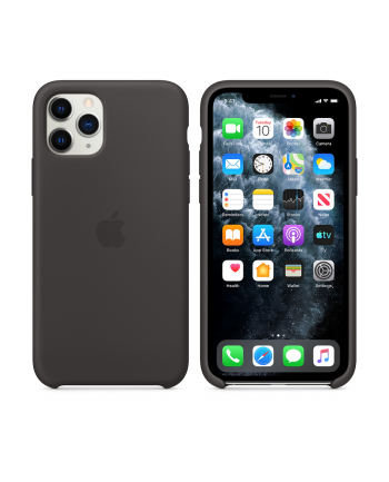 apple Silikonowe etui do iPhone 11 Pro - czarne