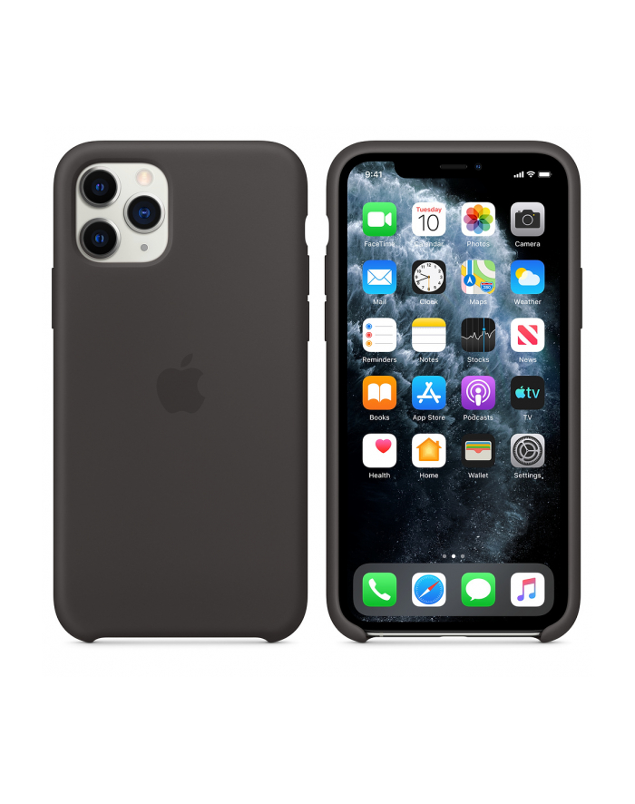 apple Silikonowe etui do iPhone 11 Pro - czarne główny