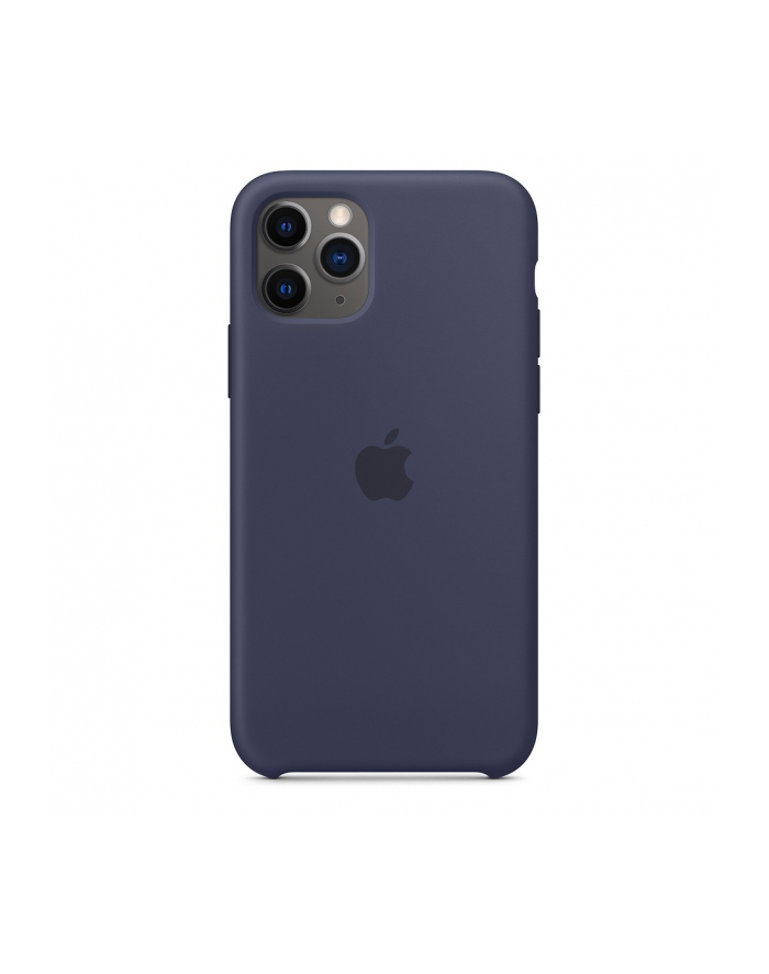 apple Silikonowe etui do iPhone 11 Pro Max - nocny błękit główny