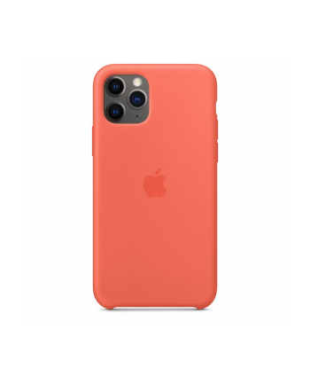 apple Silikonowe etui do iPhone 11 Pro Max - mandarynkowy (pomarańczowy)