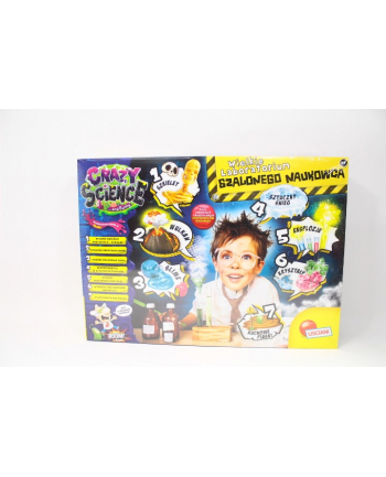 lisciani giochi Crazy Science Labolatorium szalonego naukowca 7w1 68654 LISCIANI