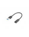 lanberg Adapter USB TYPE-C(F) AM 3.1 15 cm - nr 1