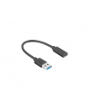 lanberg Adapter USB TYPE-C(F) AM 3.1 15 cm - nr 4