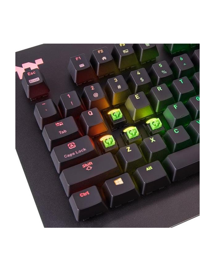 thermaltake Klawiatura gamingowa Level 20 RGB Black Razer Green główny