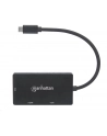 Manhattan Konwerter adapter USB-C 3.1 na HDMI / DVI / VGA  M/F 4K 1080p czarny - nr 26