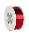 Filament VERBATIM / PETG / Red Transparent / 1,75 mm / 1 kg - nr 4