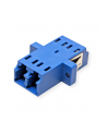 EFB Adapter LC/LC Duplex jednomodowy, plastik/ceramiczna tuleja, niebieski - nr 5