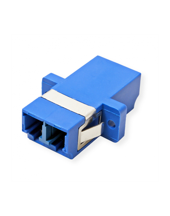 EFB Adapter LC/LC Duplex jednomodowy, plastik/ceramiczna tuleja, niebieski główny