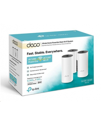 TP-Link Deco P9  Hybrid Wi-Fi Mesh AC1200 + HomePlug AV1000, 3-pack,