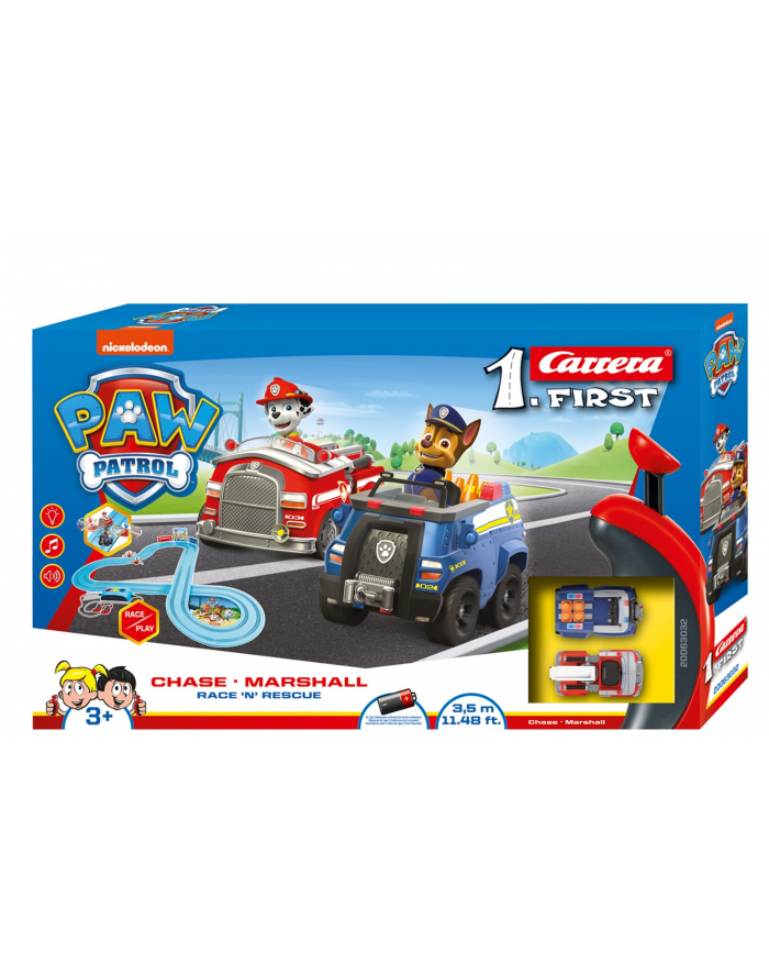 carrera toys Tor First On the Truck Patrol PAW PATROL 63033 Carrera główny