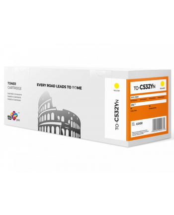 tb print Toner do OKI C532 TO-C532YN Żółty 100% nowy