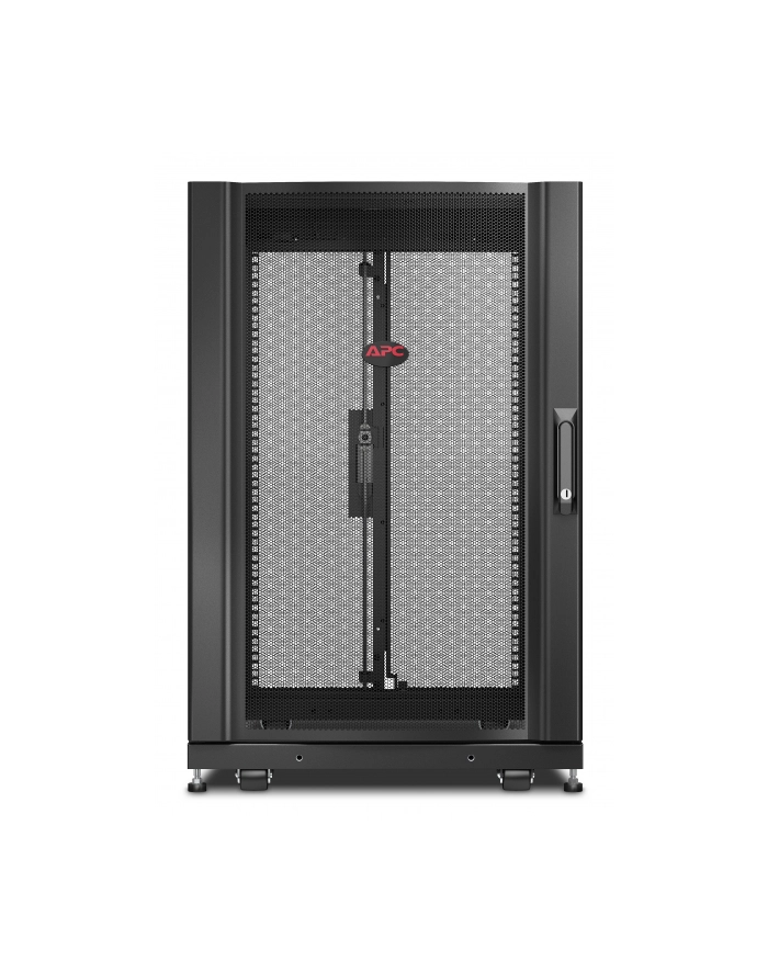 Szafa AR3106 SX 18U 600 x1070mm czarna z bokami główny