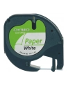 TAŚMA DYMO LETRA TAG- 12MM X 4M PAPIEROWA BIAŁA (59421) - nr 18
