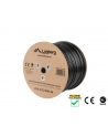 Lanberg kabel instalacyjny UTP, kat. 5e, drut OUTDOOR CU, 305m, czarny - nr 14