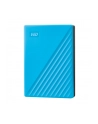western digital Dysk zewnętrzny WD My Passport, 2.5'', 4TB, USB 3.2, niebieski - nr 78