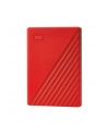 western digital Dysk zewnętrzny WD My Passport, 2.5'', 4TB, USB 3.2, czerwony - nr 33