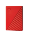 western digital Dysk zewnętrzny WD My Passport, 2.5'', 4TB, USB 3.2, czerwony - nr 54