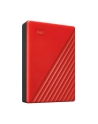 western digital Dysk zewnętrzny WD My Passport, 2.5'', 4TB, USB 3.2, czerwony - nr 57