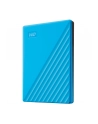 western digital Dysk zewnętrzny WD My Passport, 2.5'', 2TB, USB 3.2, niebieski - nr 56