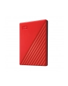 western digital Dysk zewnętrzny WD My Passport, 2.5'', 2TB, USB 3.2, czerwony - nr 2
