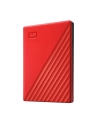 western digital Dysk zewnętrzny WD My Passport, 2.5'', 2TB, USB 3.2, czerwony - nr 55