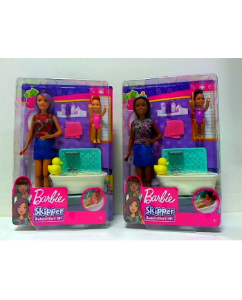 mattel Barbie Skipper opiekunka zestaw+lala FHY97/4